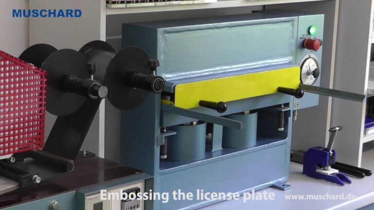 car plate machine