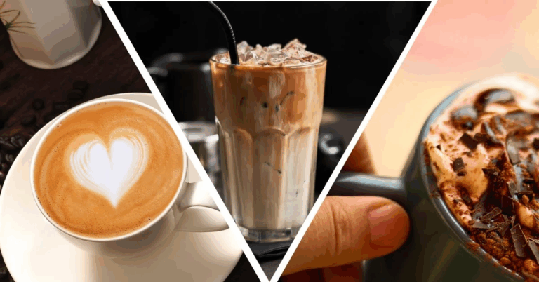 cappuccino vs latte vs mocha